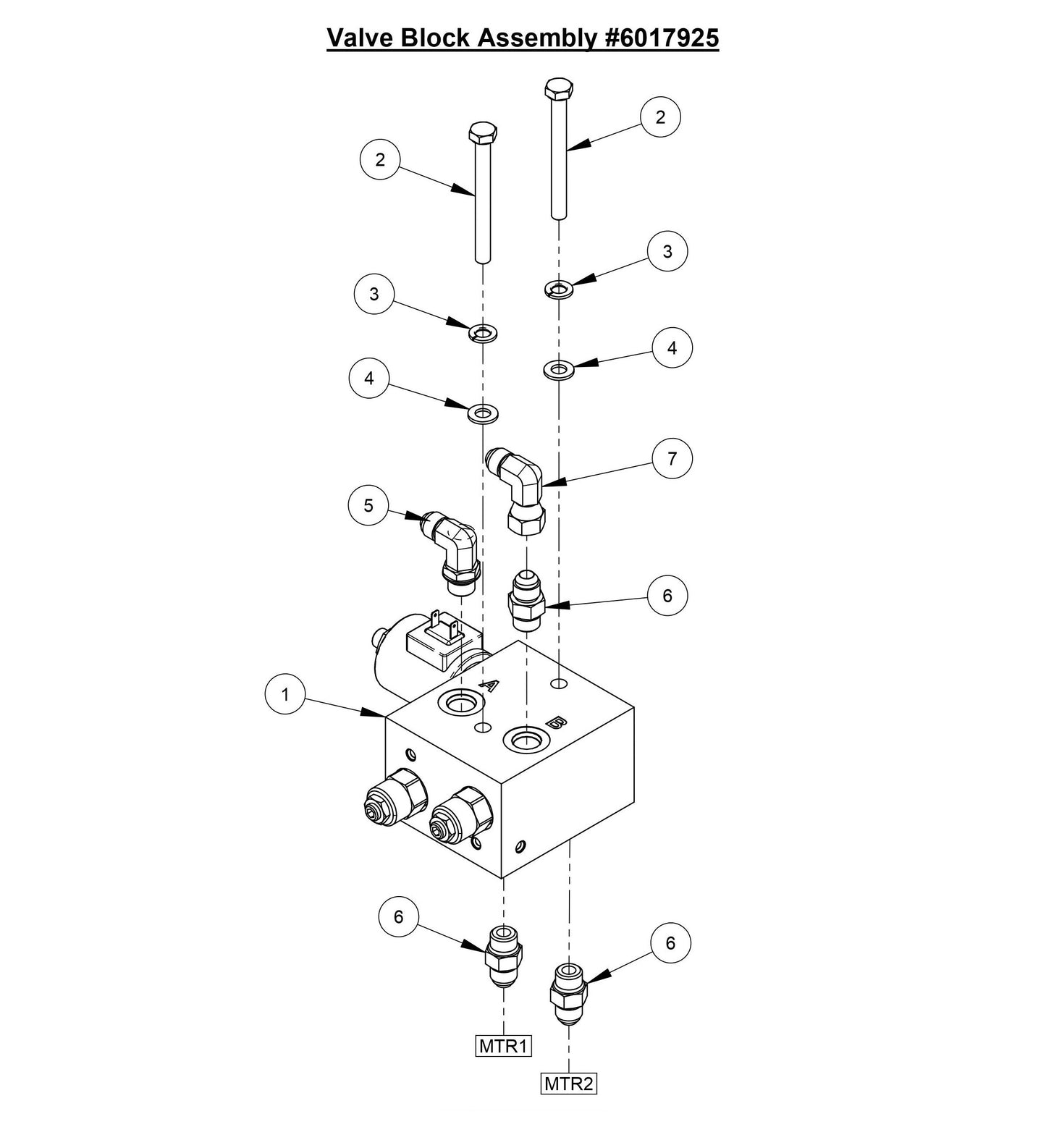 CC7574DD Valve Bock Assembly