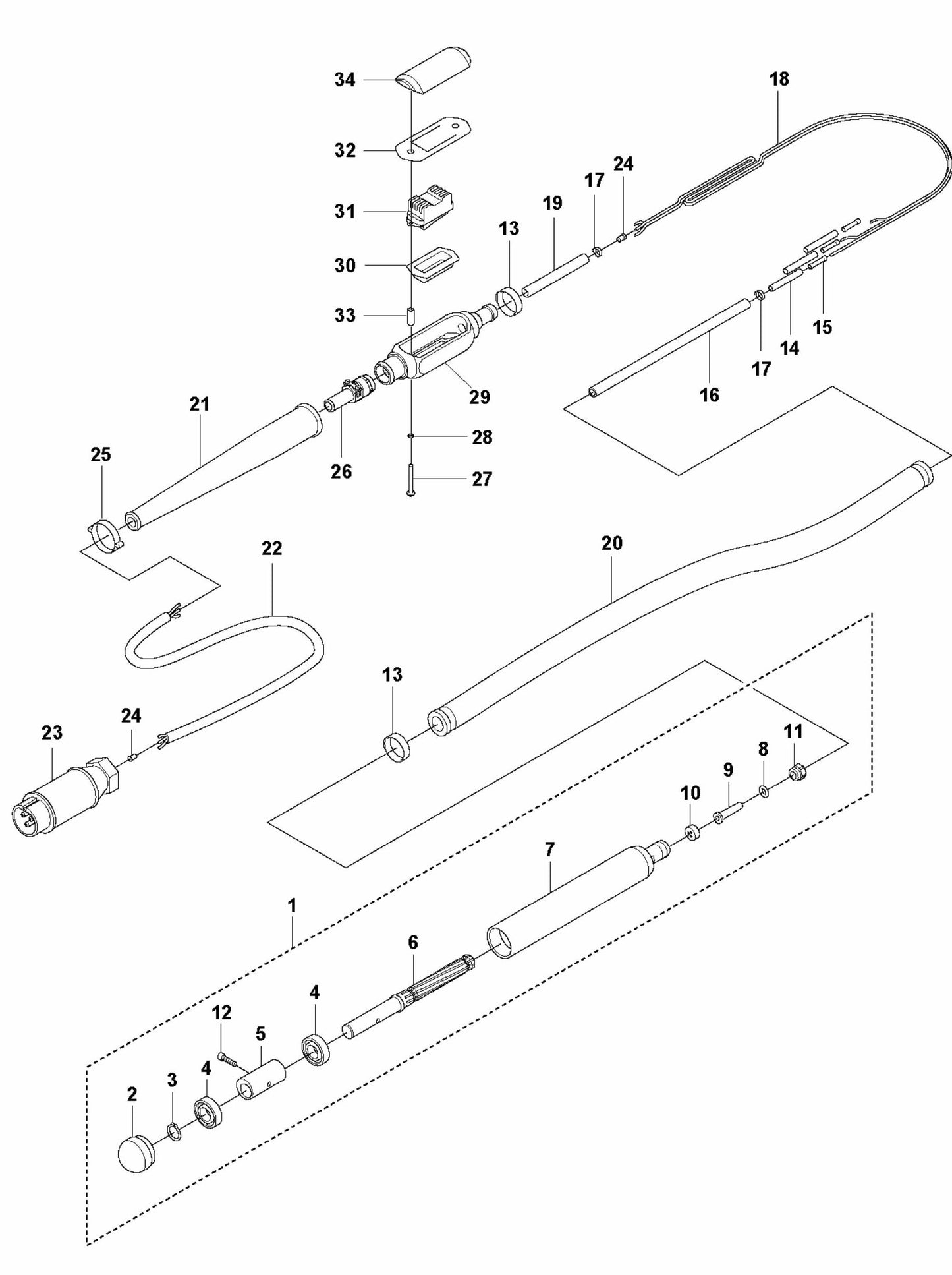 Vibrastar 40 Complete Product Assembly Parts By Husqvarna