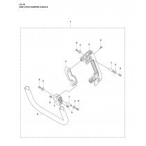 Vibration Damped Handle Parts For LFe 60 By Husqvarna
