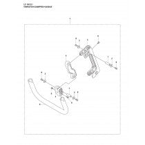 Vibration Damped Handle Parts For LF 160 Corded By Husqvarna