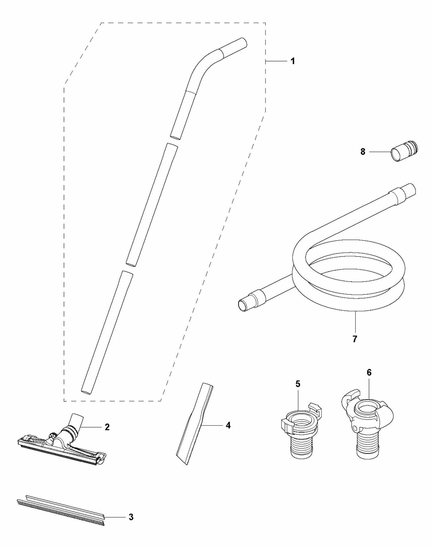 W70 P Accessories Assembly Parts