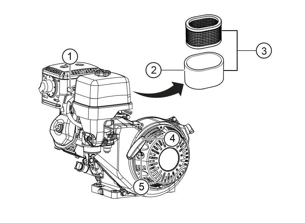 WBH-16 Engine Service Parts by Multiquip Whiteman