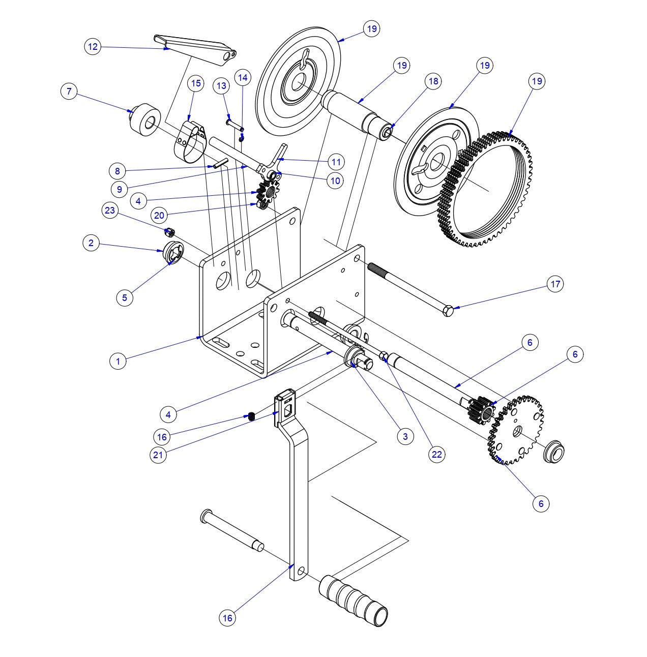 SE12 Winch Assembly Parts By Allen Engineering