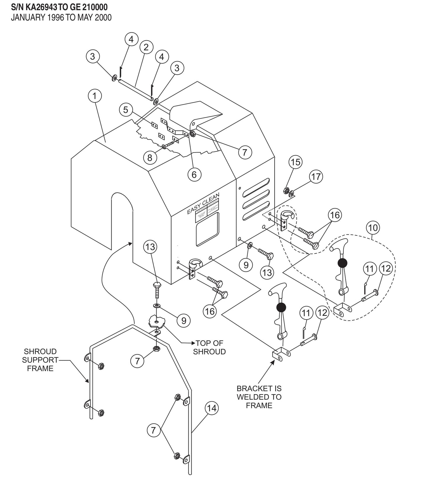 Plastic Engine Cover Assembly Parts- WM120PH, WM120SH Hydraulic Plaster/ Mortar Mixers