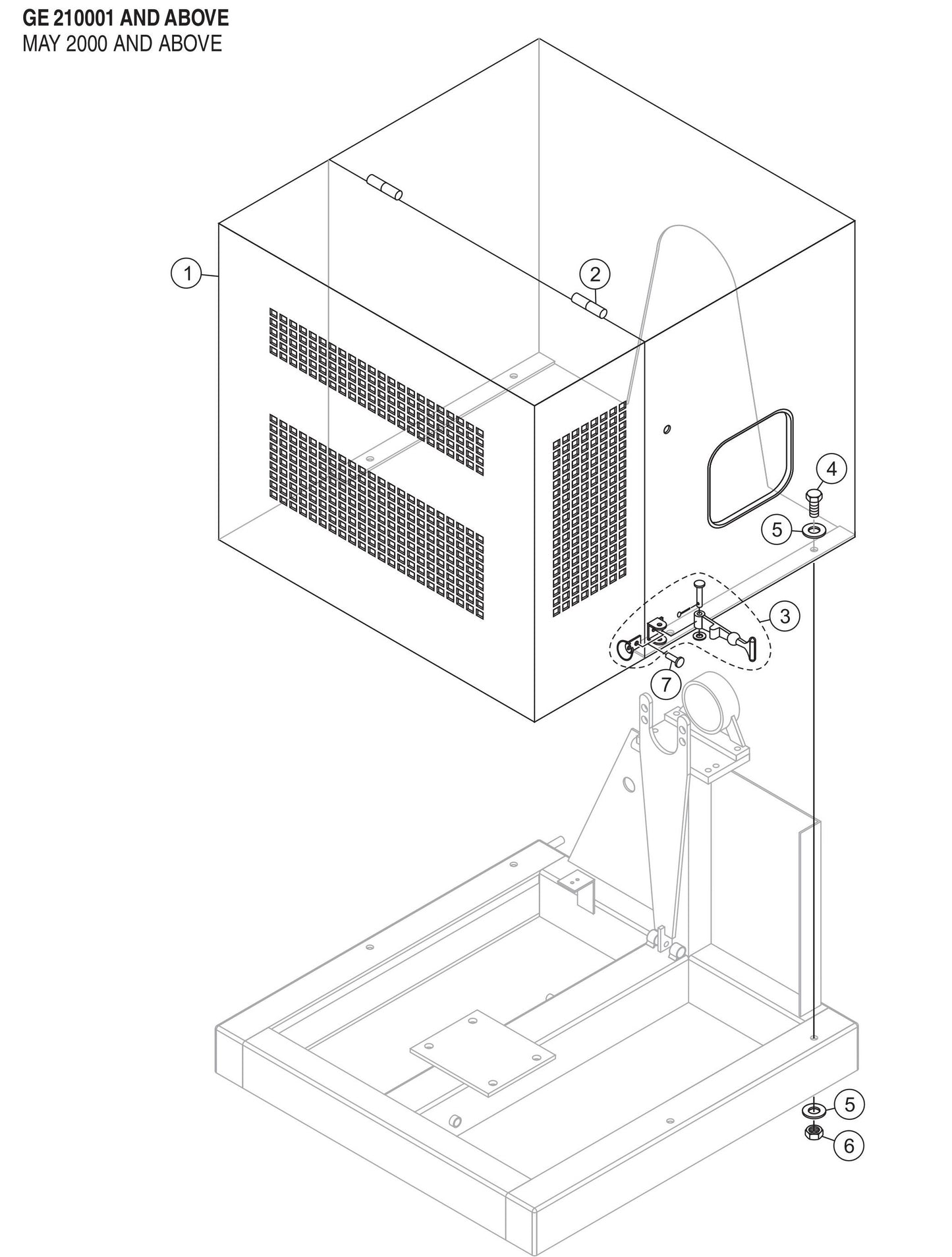 Steel Engine Cover Assembly Parts- WM120PH, WM120SH Hydraulic Plaster/ Mortar Mixers