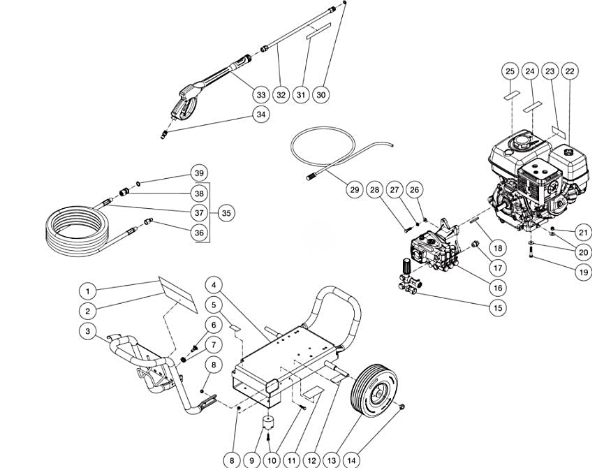 WP-4200-0MHB/OMKB (sn:0-11390468) Frame Assembly Parts by MiTM