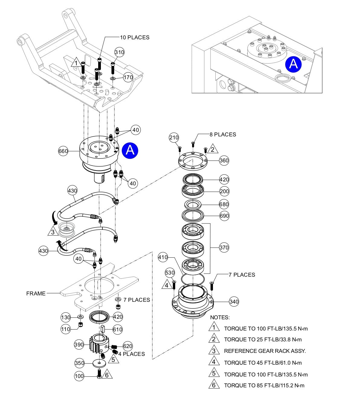 WTB-16PD Pivot Assembly Parts by Multiquip Whiteman