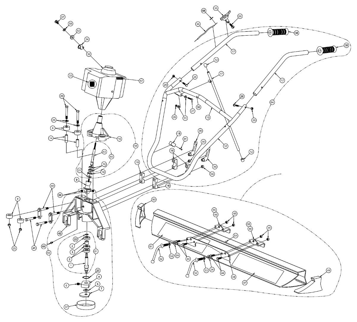 Screed King Drawing Assembly Parts