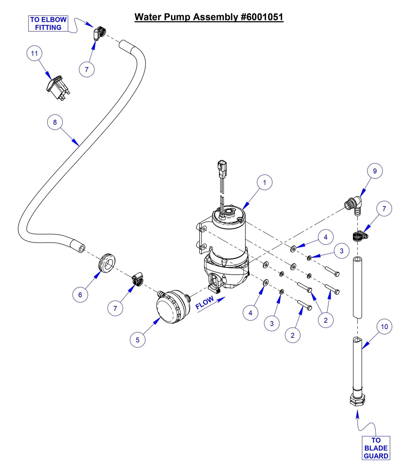 CC5049 Water Pump Assembly