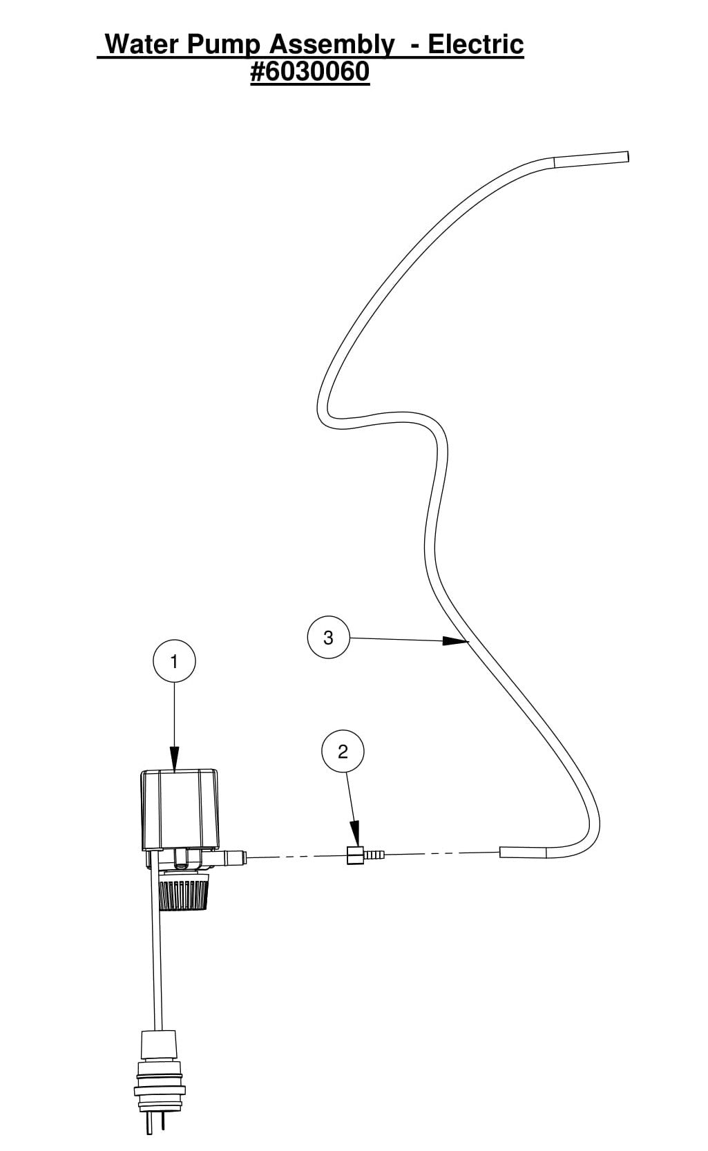 CC500MXL2 Water Pump Assembly- Electric