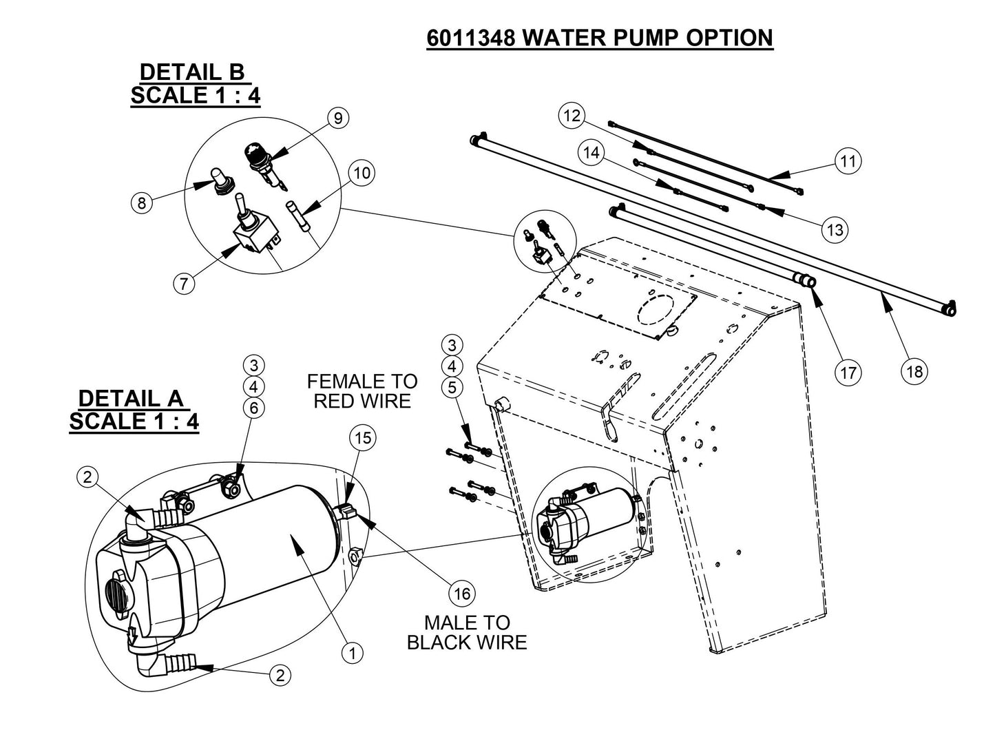 CC4120 /30EXL-3 Water Pump Option