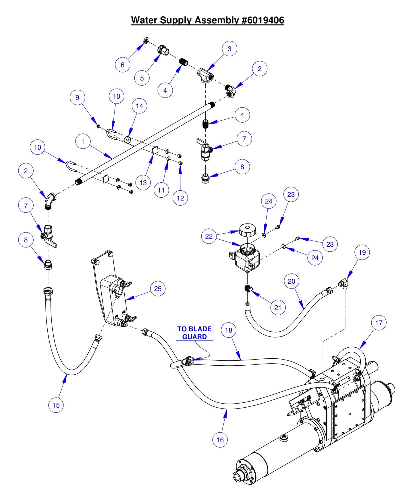 CC6561-3 Water Supply Assembly