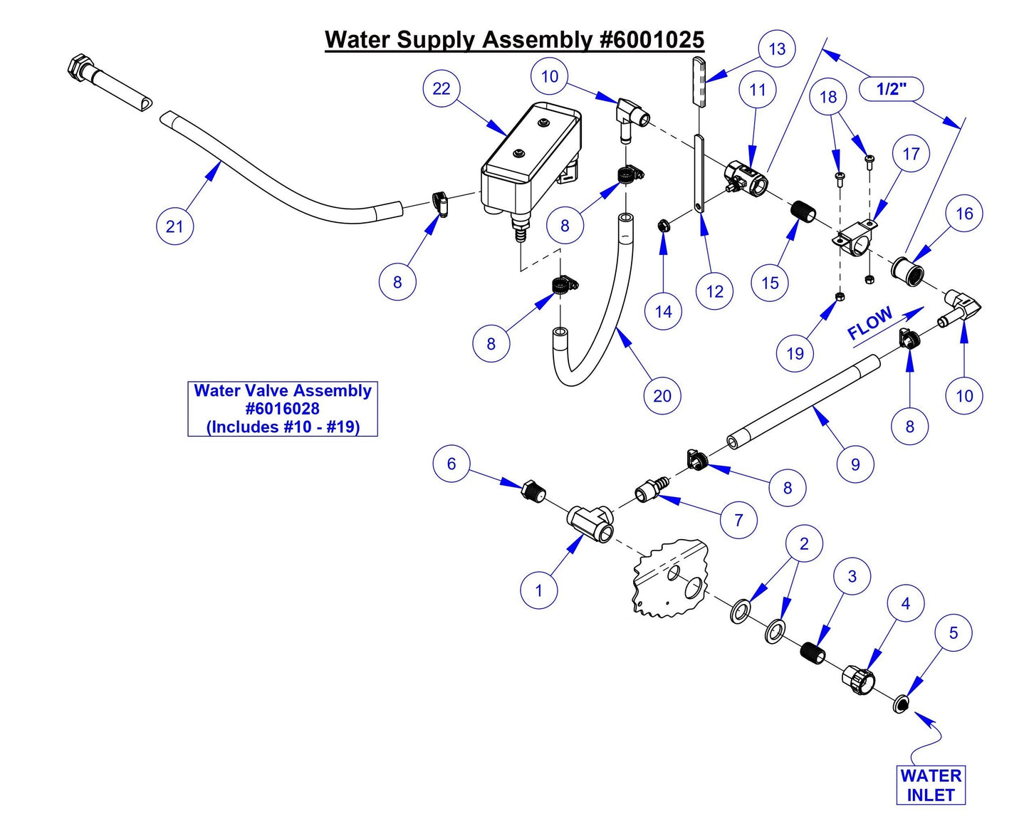 CC5049 Water Supply Assembly