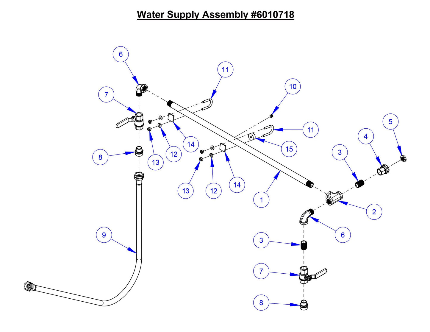 CC6566 Water Supply Assembly