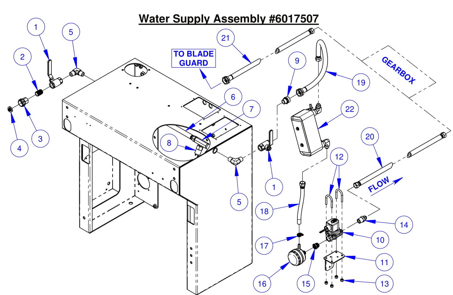 CC7574DK Water Supply Assembly