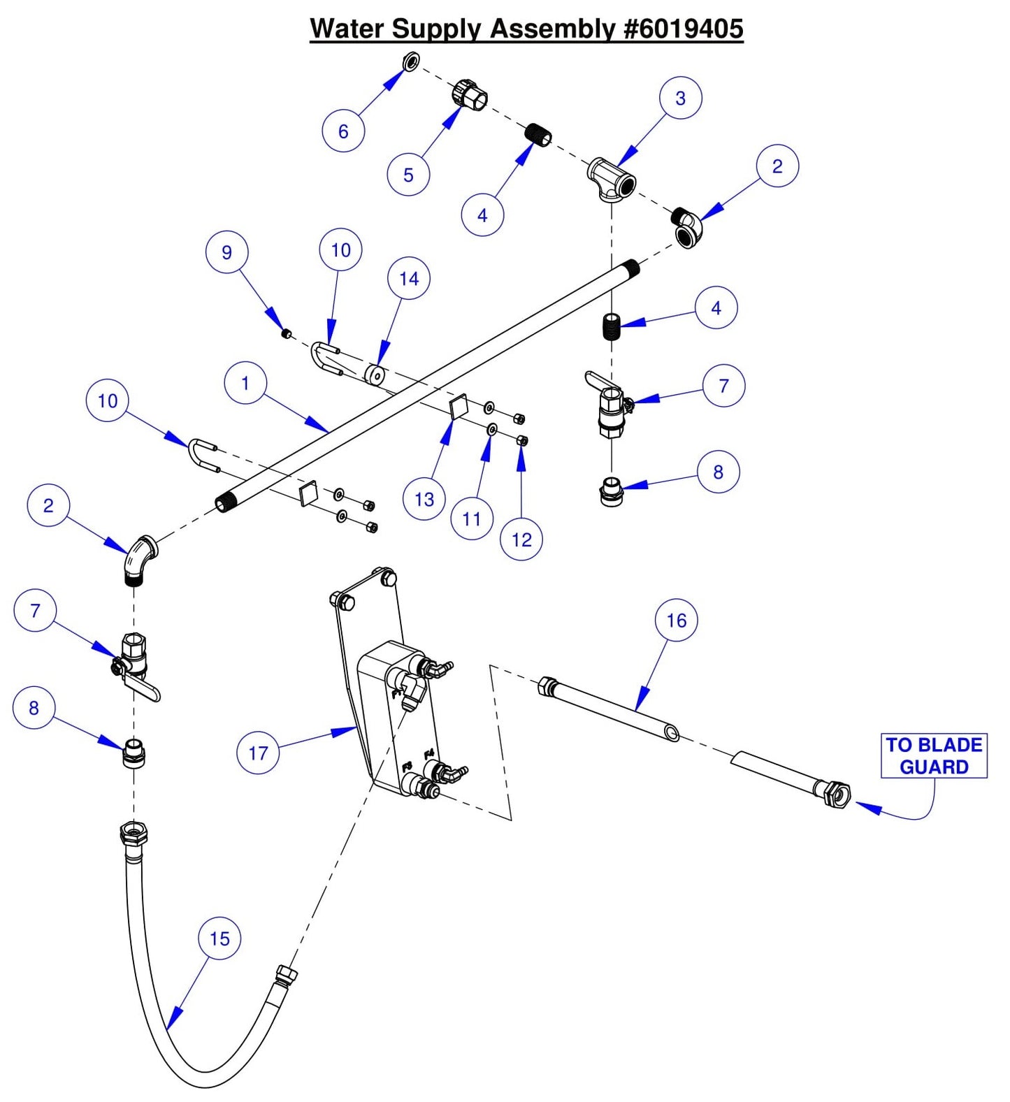 CC6561 Water Supply Assembly