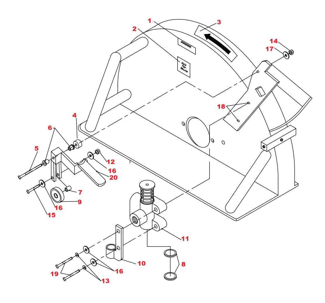 HS20 HS24 Hydraulic Hand Saw Assembly Parts-2