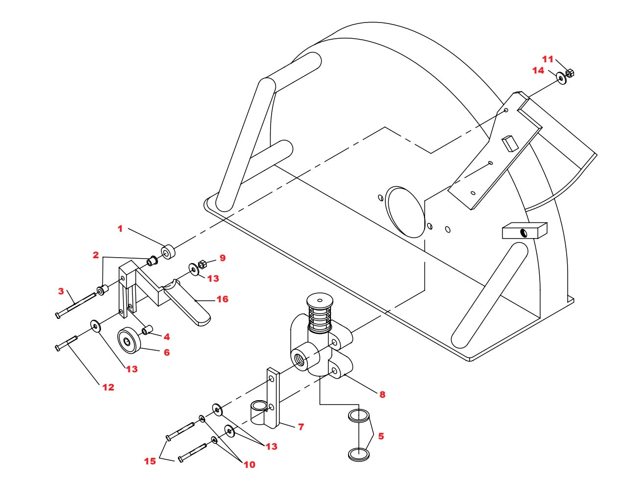HS20-F HS24-F Hydraulic Hand Saw Flush Cut Assembly Parts-2