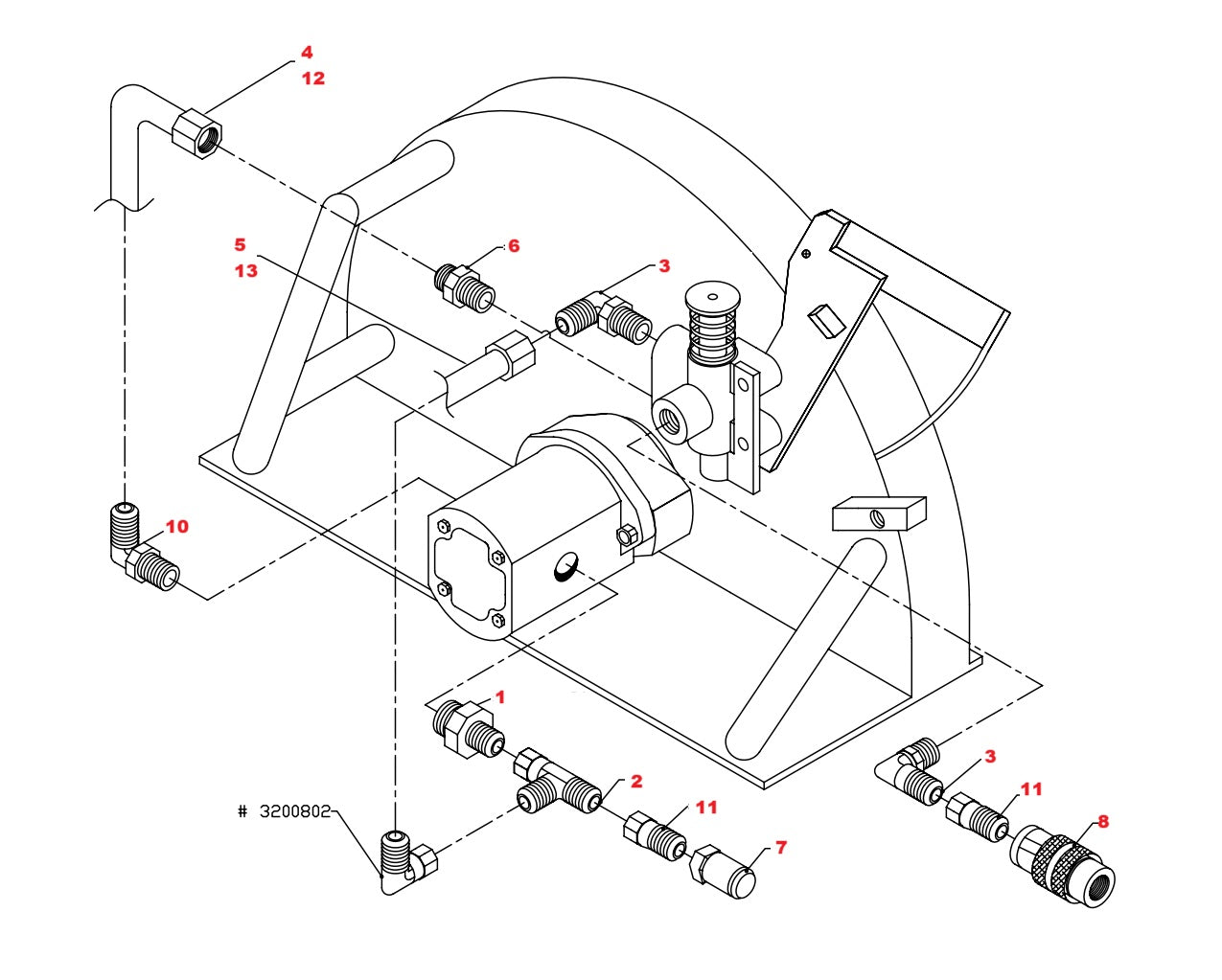 HS20-F HS24-F Hydraulic Hand Saw Flush Cut Assembly Parts-3