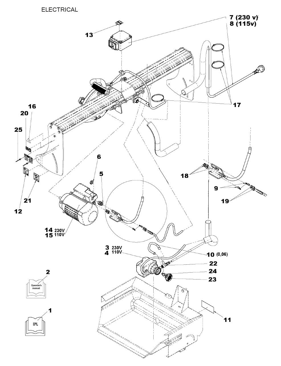 TS 73 R Electrical Assembly Parts