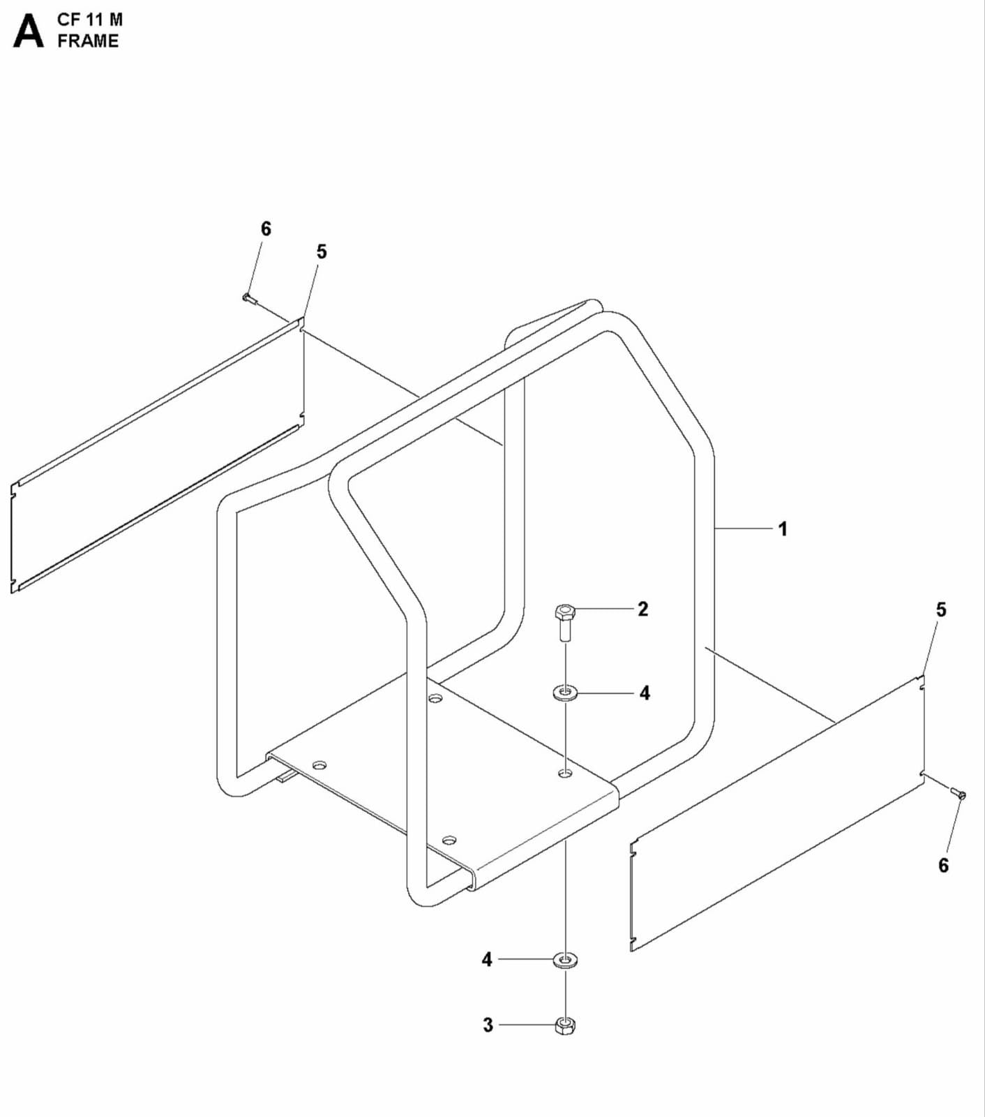 CF 11 M Frame Assembly Parts