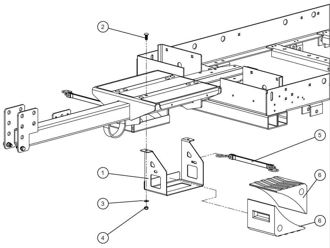 V Series Night-Lite Pro II Wheel Chock Block Parts By Allmand
