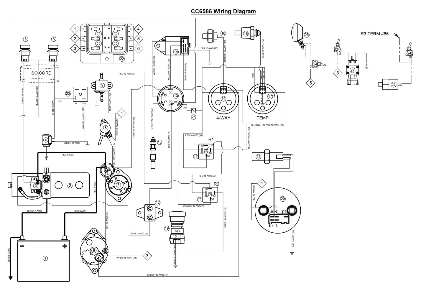 CC6566-3 Wiring Diagram