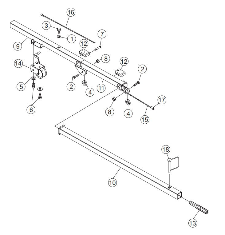 Moonlight Lighting System —Mast Assy. (MBC and MBS) Assembly Parts-MB150, MB400, MB400B, MB1000, MB1000W Moonlight SERIES