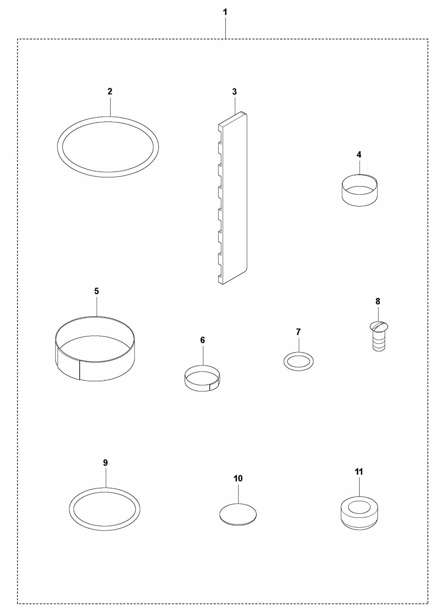 AY 87 SN 481 Service Kit Assembly Parts by Husqvarna