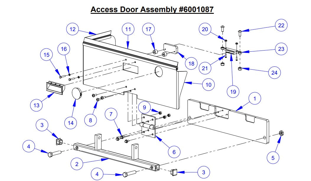 C5048DCV-3 Access Door Assembly Parts