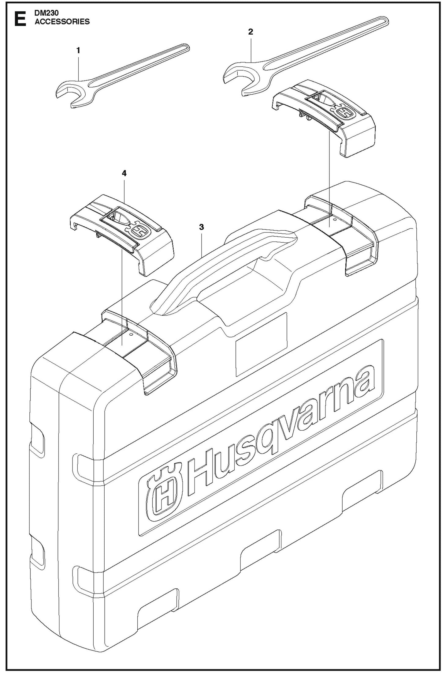 Accessories Parts For Core Drill Motors DM 230 By Husqvarna