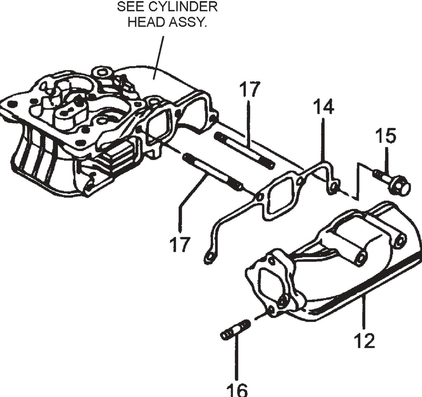MT76D2 Yanmarl-48V6 Engine Air Cleaner Assembly Parts