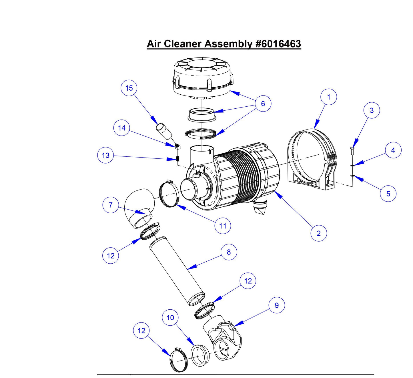 CC8574DD Air Cleaner Assembly