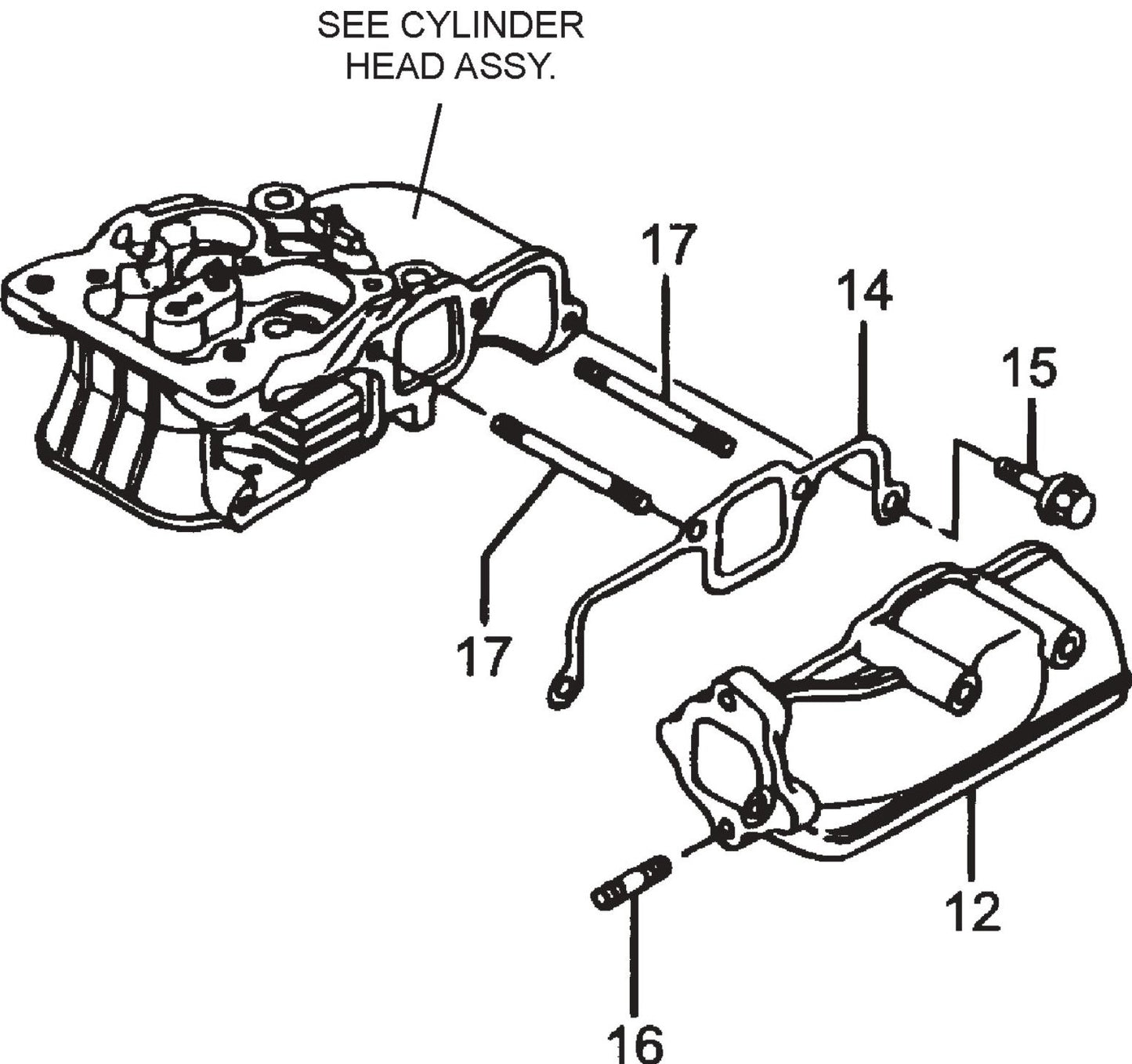 MT86D2 Yanmarld-48V6 Engine Air Cleaner Assembly Parts