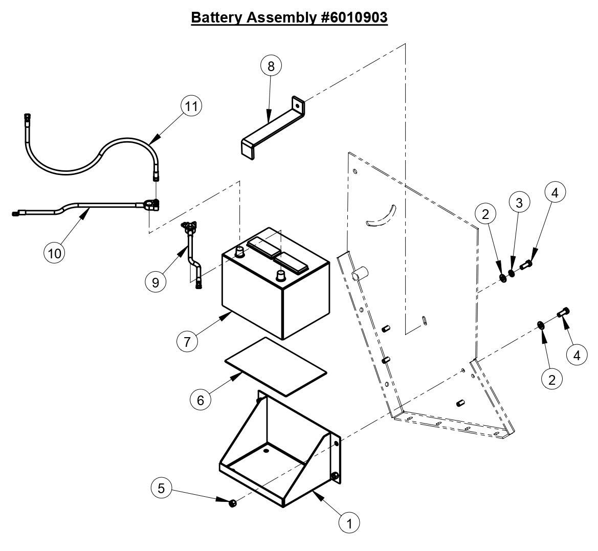 CC6160D Battery Assembly
