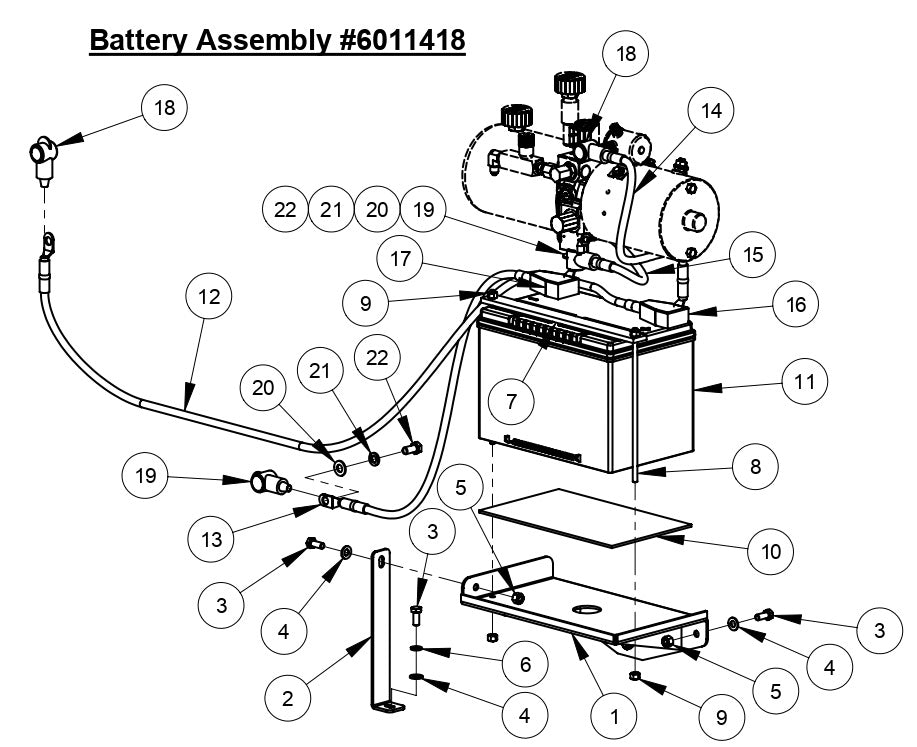 CC3535 Battery Assembly