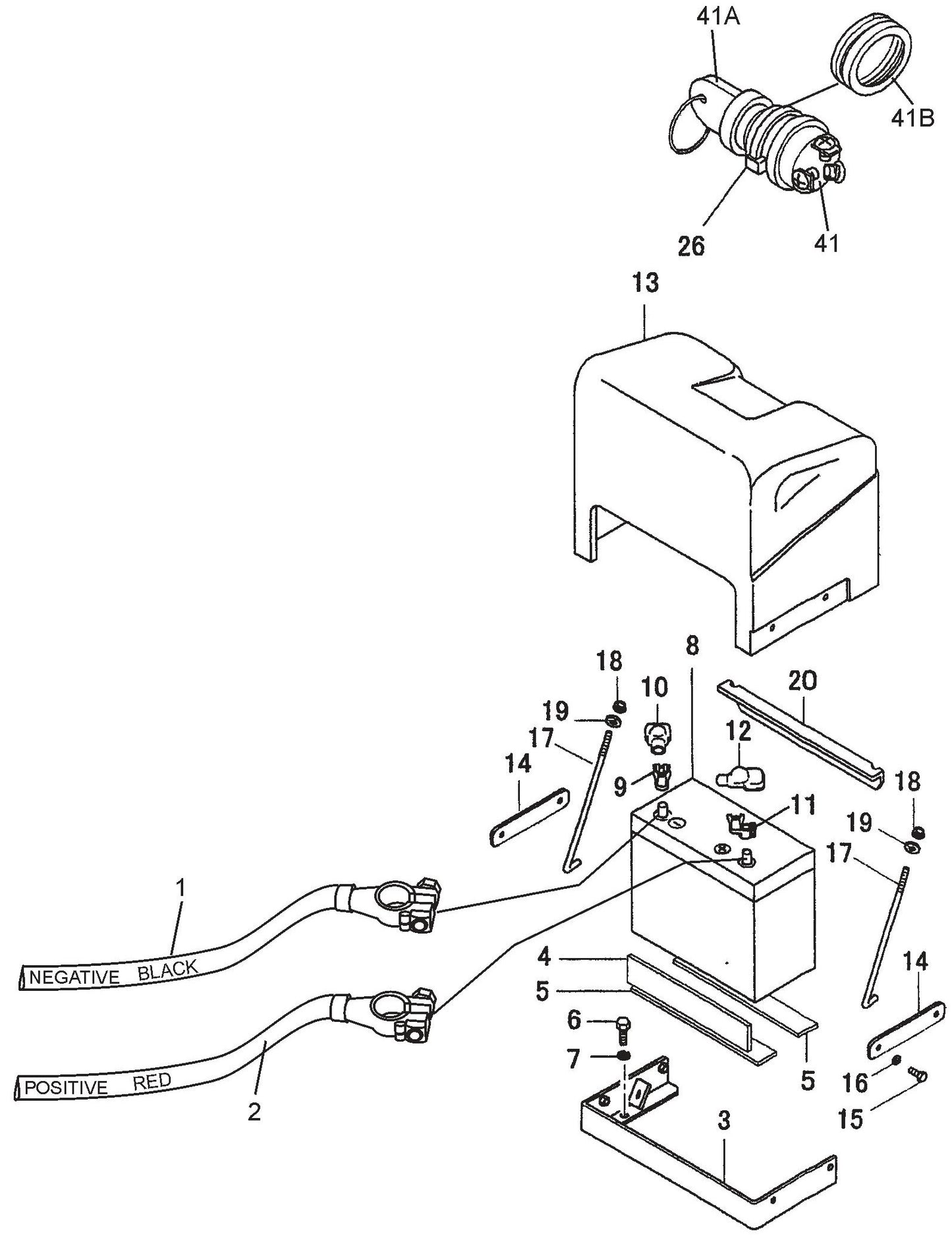 MVH306D Battery (Optional)  Assembly Parts