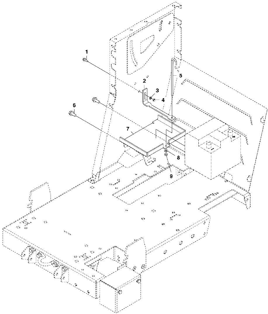 FS3500 Battery Assembly Parts by Husqvarna