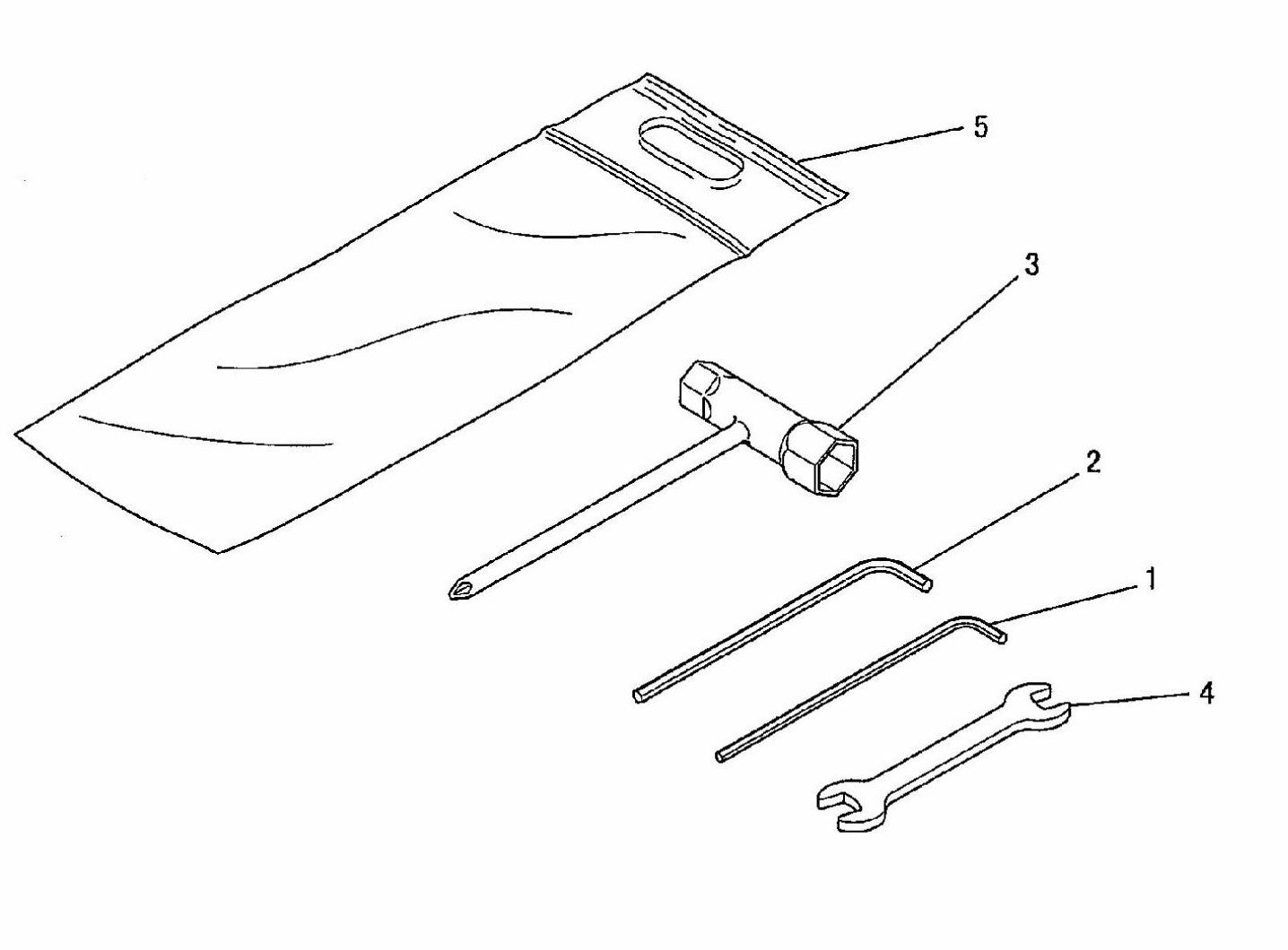 BCM2310 Tool Set Assembly Parts
