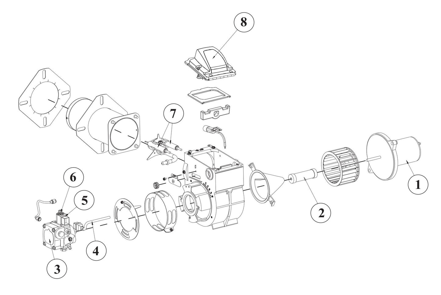 BE HW3524HG12V Pressure Washer ADC Beckett Burner Assembly Parts by BE Power Equipment