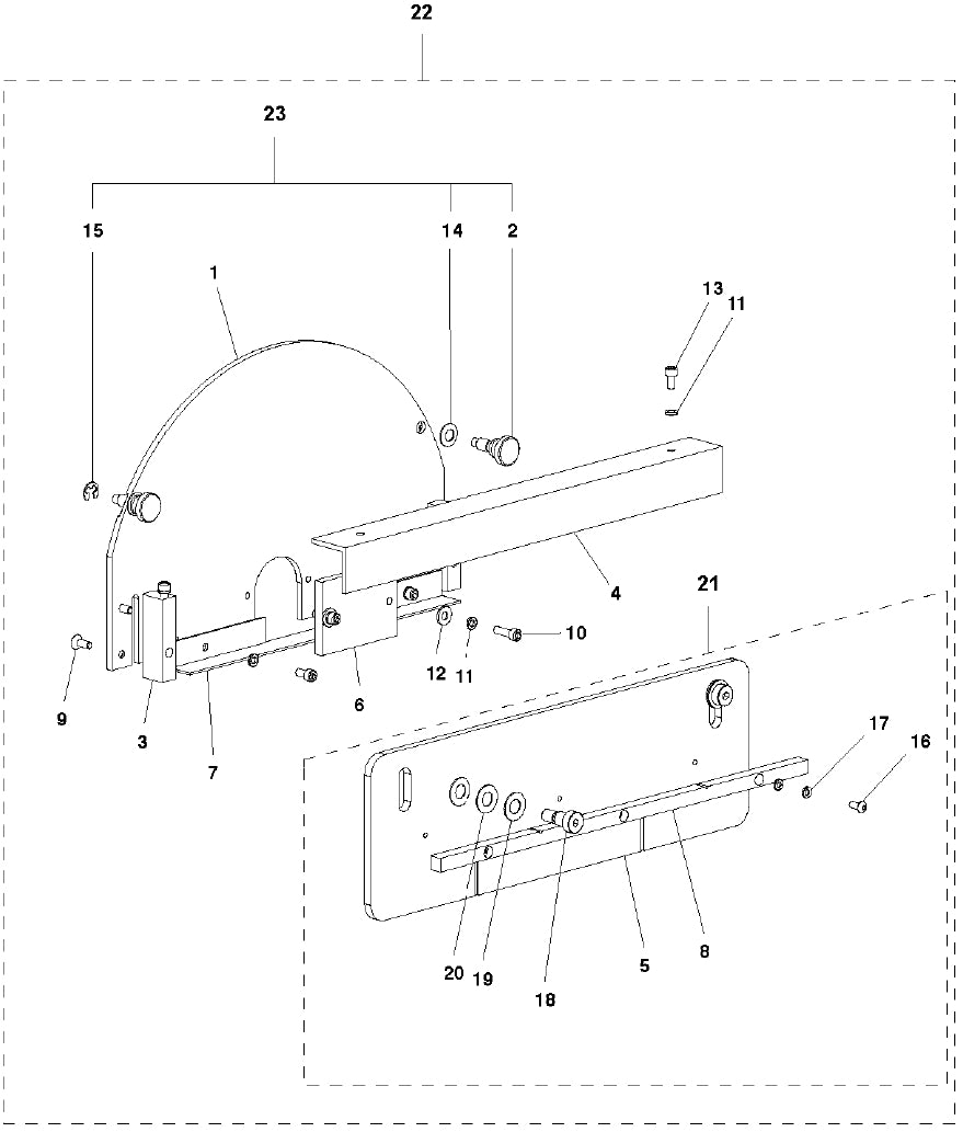 Blade Block Cover Assembly parts for Soff Cut 2500 Saw by Husqvarna