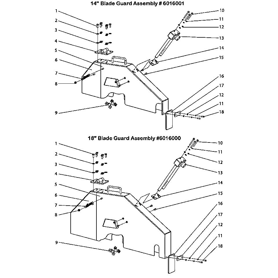 CC1200XL Blade Guard Assembly