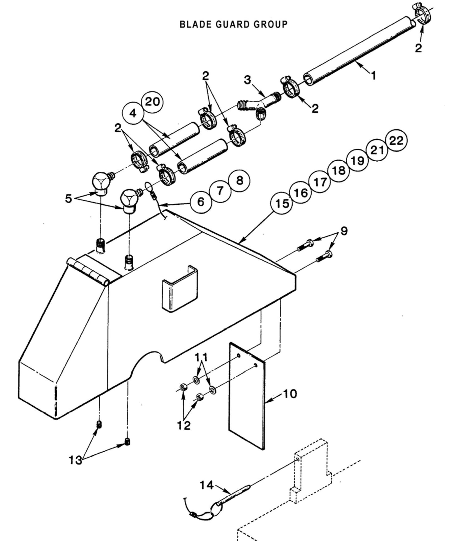 C65B Blade Guard Group Parts By Norton Clippers