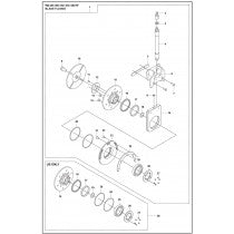 Blade Flange Parts For WS 442 HF By Husqvarna
