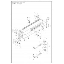 Blade Guard - Centre Section Parts For WS 482 HF By Husqvarna