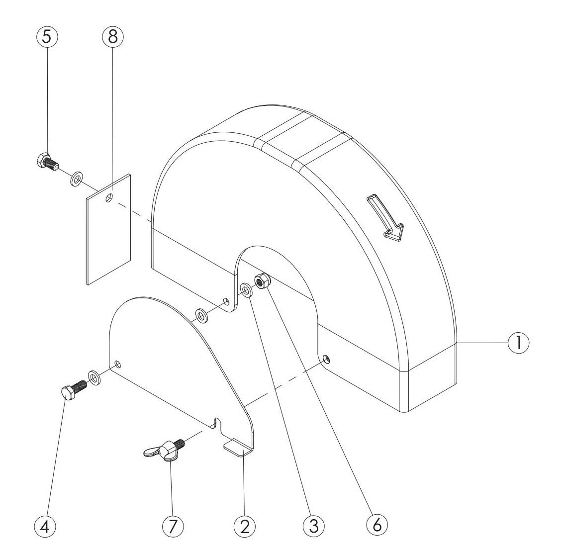 GC55 GC25E Blade Guard Assembly Parts By Norton Clippers