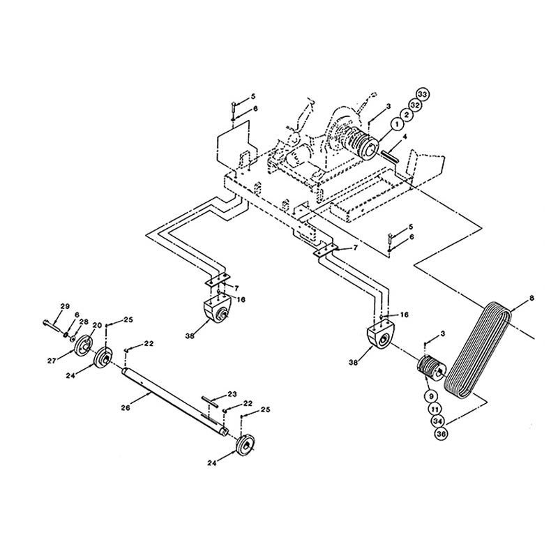 C65B Bladeshaft And Drives Group Parts By Norton Clippers