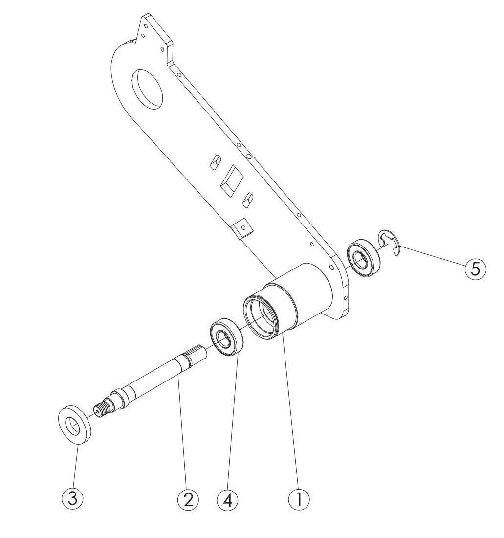 GC55 And GC25E Blade Shaft Assembly Parts By Norton Clippers