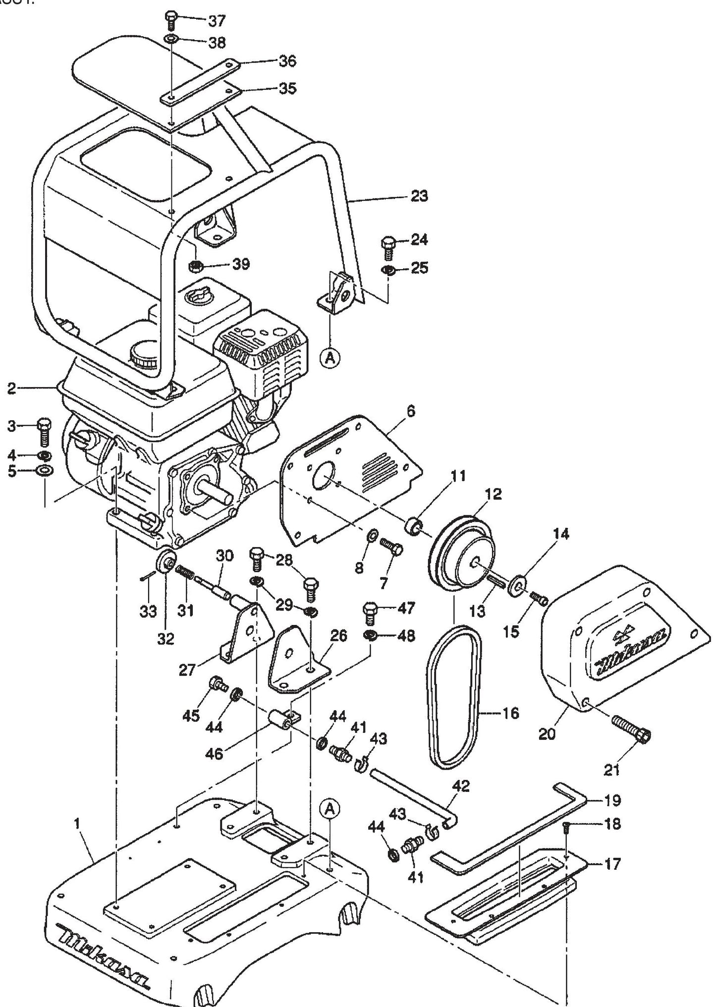 MVHR60HW Body assembly Parts
