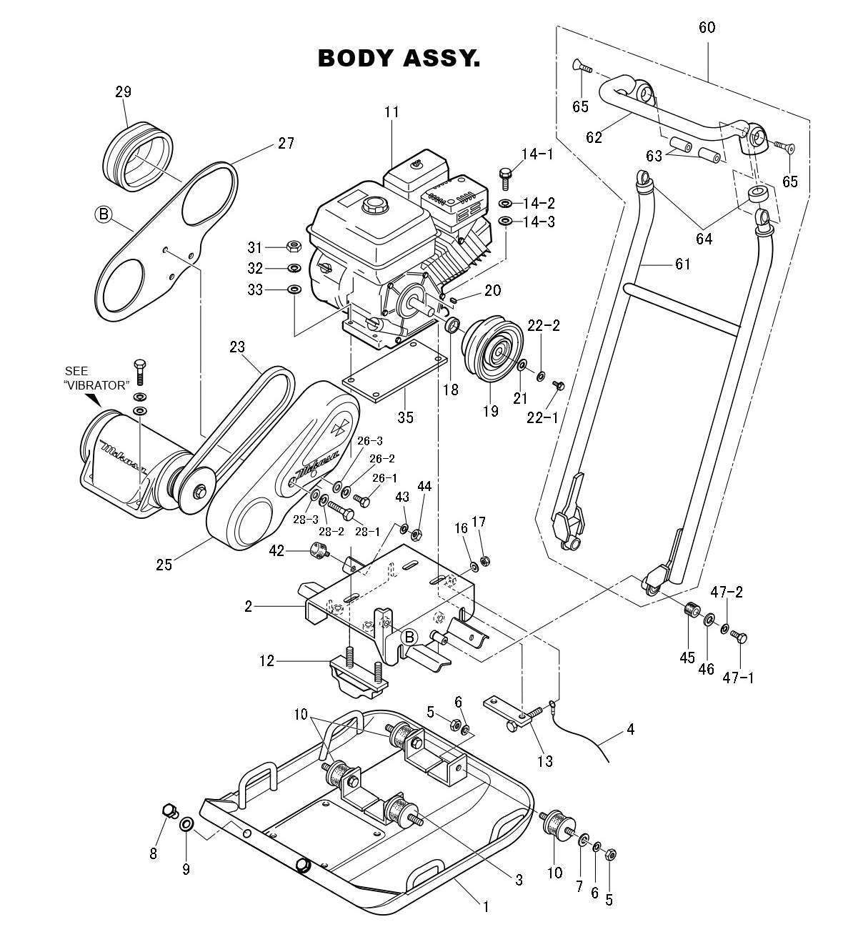 MVC82VGV, MVC82VGVW Body Assembly Parts